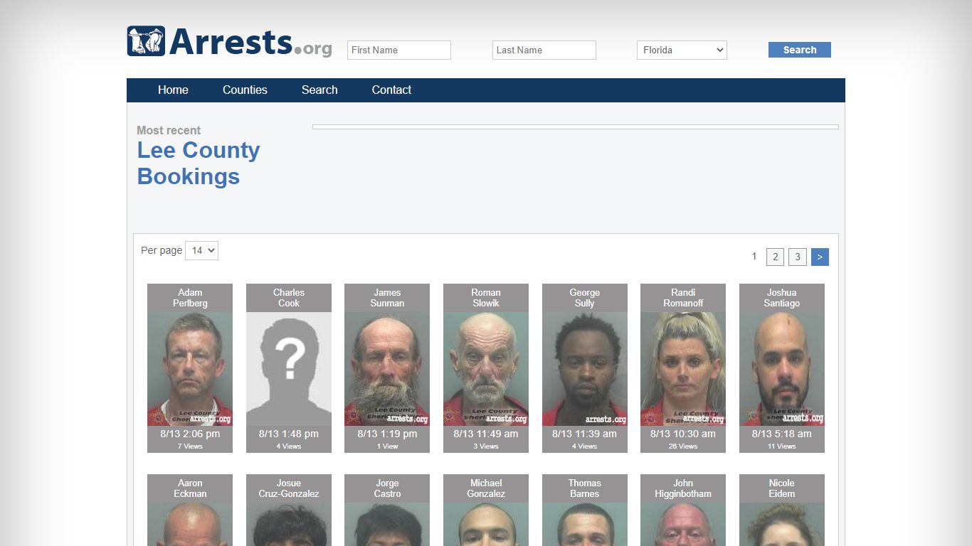 Lee County Arrests and Inmate Search